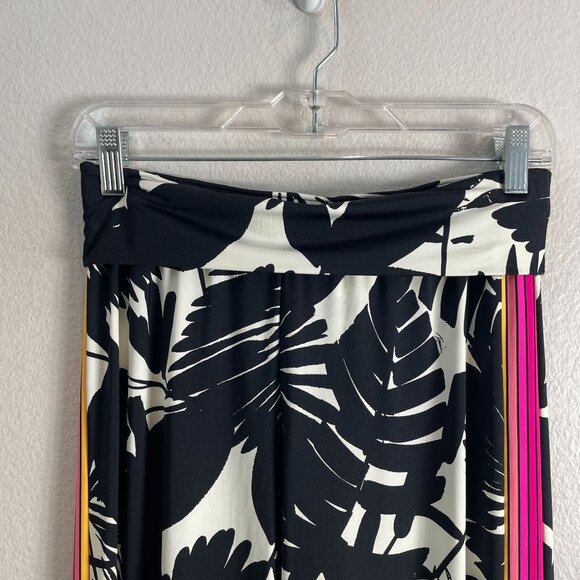 NEW Trina Turk Womens Small Lennox Cover Up Pants in Black Vanilla Pull On - Picture 11 of 11